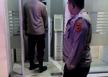 Patroli Malam Hari Sambangi Objek Vital Di Wilayah Hukum Polsek Sukalarang