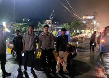 Patroli Strong Point Malam Hari Wujudkan Situasi Kamtibmas Yang Aman