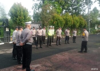 Polsek Warudoyong Gelar Apel Pagi Sebagai Bentuk Kedisiplinan