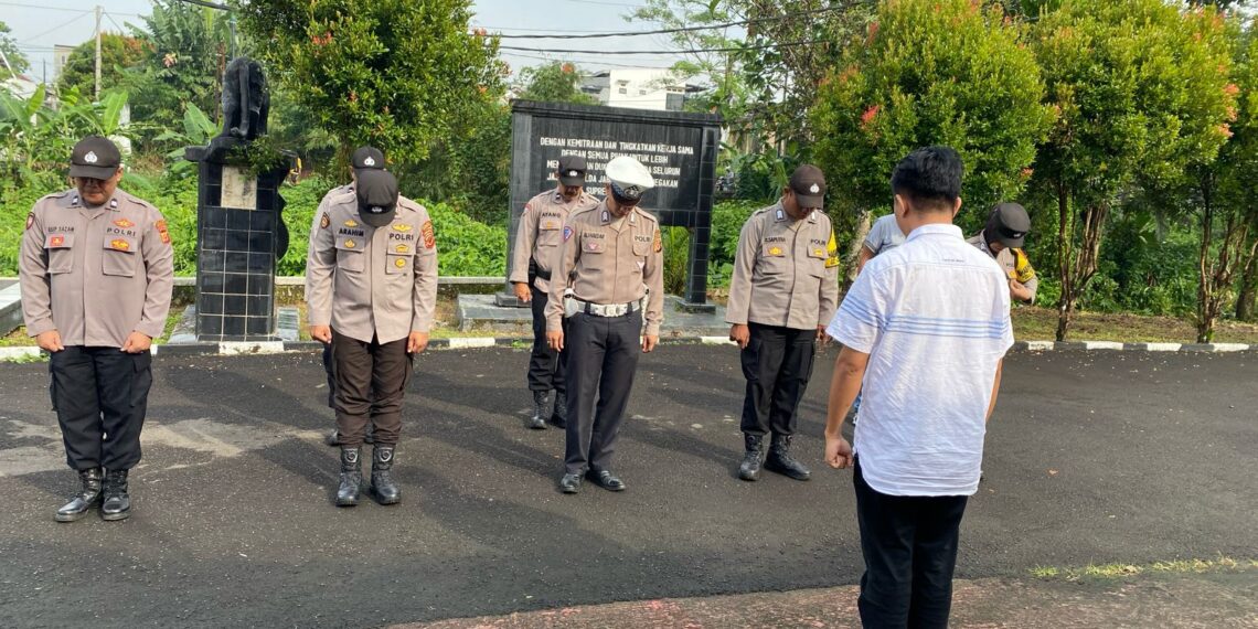 Polsek Warudoyong Gelar Apel Pagi Sebagai Bentuk Kedisiplinan