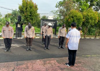 Polsek Warudoyong Gelar Apel Pagi Sebagai Bentuk Kedisiplinan