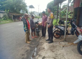 Lewat Sambang Bhabinkamtibmas Ajak Warga Wujudkan Kamtibmas Kondusif