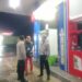 Personil Polsek Sukalarang Laksanakan Patroli Ke SPBU