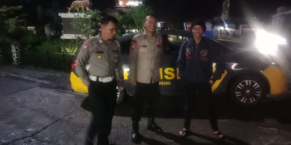 Patroli Strong Point Malam Hari Wujudkan Situasi Kamtibmas Yang Aman Dan Kondusif