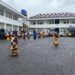 Ikuti PSA, Ratusan Siswa SD di Sukabumi Balap Karung Bareng Polisi