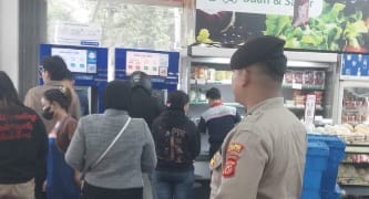 Anggota Polsek Gunungpuyuh Kontrol dan Cek ATM Antisipasi Gangguan Kamtibmas