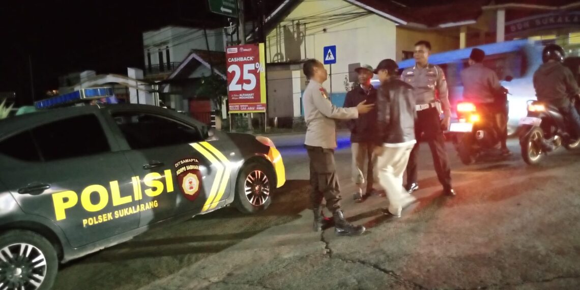 Patroli Strong Point Malam Hari Wujudkan Situasi Kamtibmas Yang Aman Dan Kondusif
