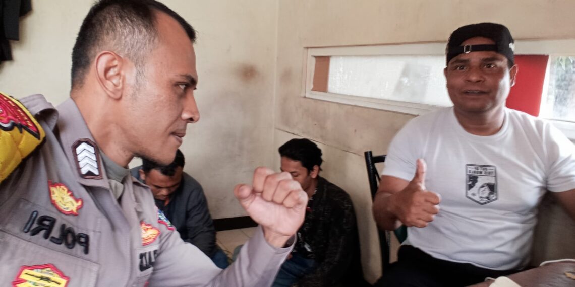 Polsek Lembursitu Menurunkan para Bhabinkamtibmas untuk Memantau wilayah hukum Polsek lembursitu