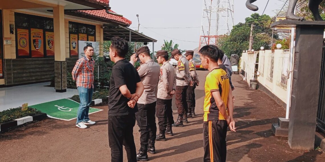 Polsek Citamiang Gelar Apel Pagi Sebagai Bentuk Kedisiplinan