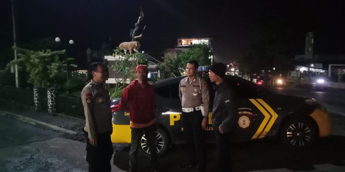 Patroli Strong Point Malam Hari Wujudkan Situasi Kamtibmas Yang Aman