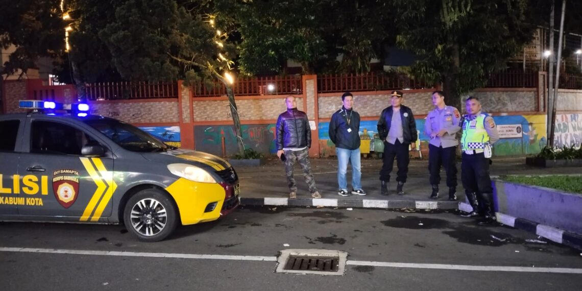 Polsek Cikole Laksanakan Giat Patroli KRYD Antisipasi Gangguan Kamtibmas