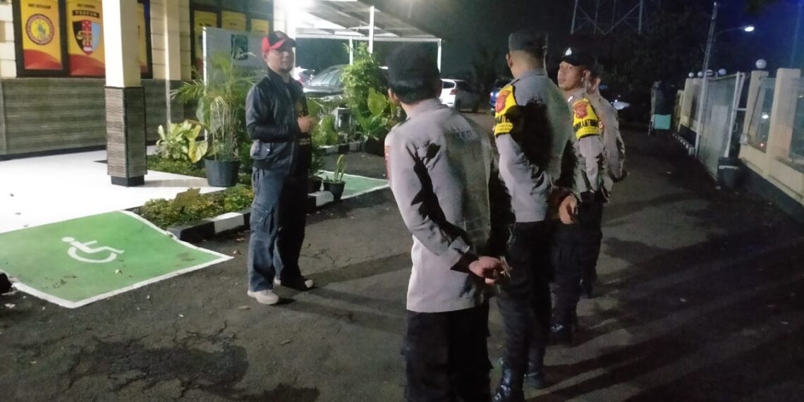 Polsek Citamiang Gelar Apel Kegiatan Rutin Yang Ditingkatkan (KRYD). Antisipasi Gangguan Kamtibmas,