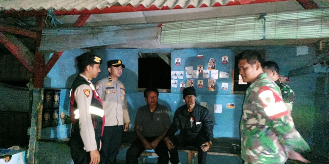 Sinegritas TNI-Polri Efektifkan malam minggu sambang warga jaga Harkamtibmas