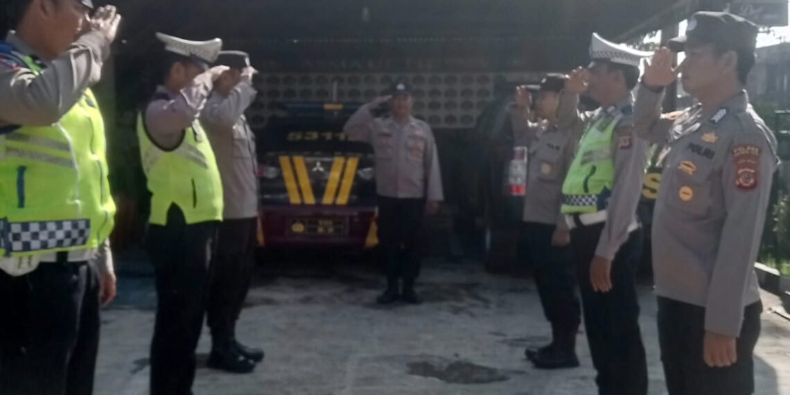 Serah Terima Piket Penjagaan & Piket Fungsi Polsek Sukalarang Polres Sukabumi Kota