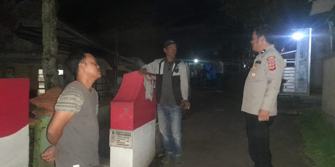 Antisipasi Gukamtibmas, Anggota Patroli  Polsek Warudoyong Polres Sukabumi Kota Gencar Laksanakan Patroli Malam Hari