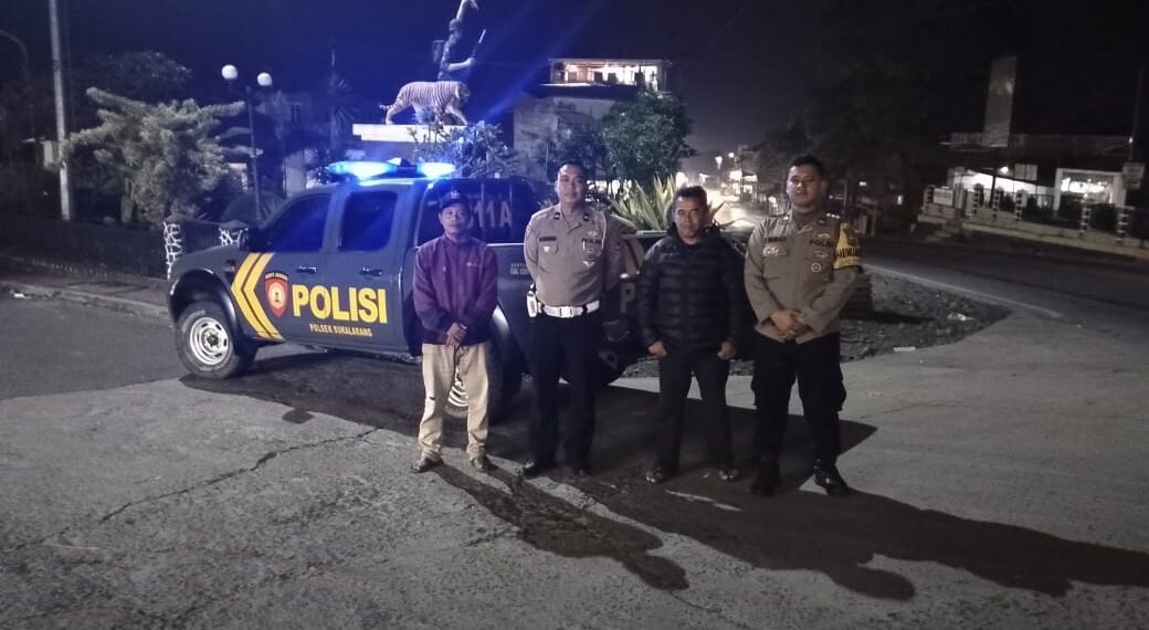 Patroli Strong Point Malam Hari Wujudkan Situasi Kamtibmas Yang Aman