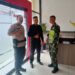 Cegah Aksi Kejahatan, Anggota Bhabinkamtibmas berikan Himbauan Kamtibmas Kepada Security