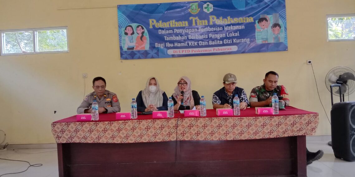 Panit Binmas dan Bhabinkamtibmas Kel Warudoyong Hadiri Rakor Pelatihan Pemberian PMT Balita dan Bumil KEK