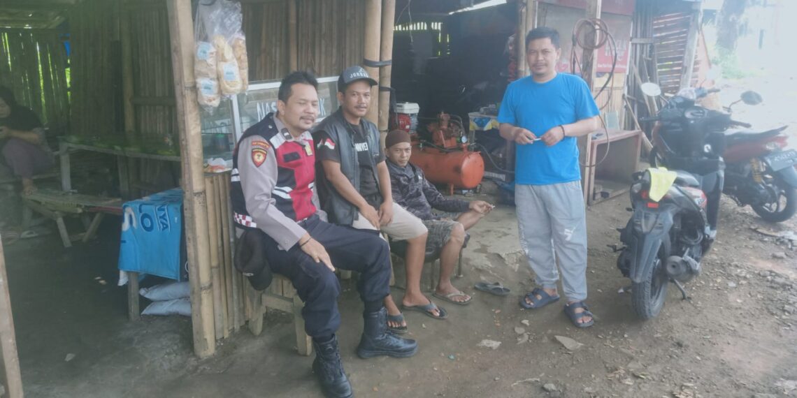 Unit Samapta laksanakan patroli dialogis Siang hari dan berikan himbauan kamtibmas