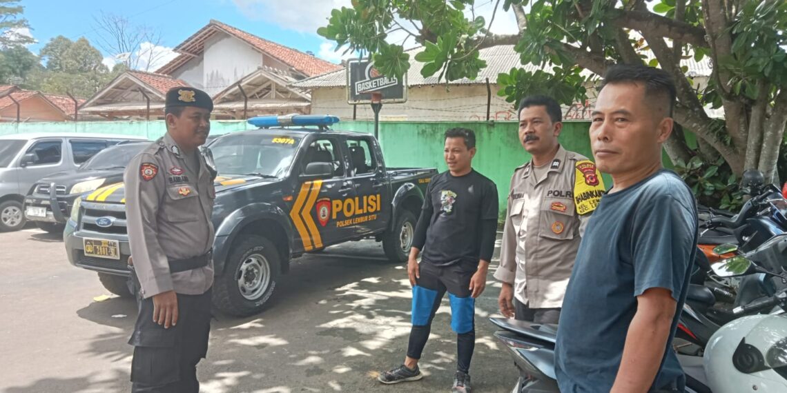 Patroli Area Wisata Pemandian, Polsek Lembursitu Sampaikan Himbauan Kamtibmas
