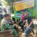 Sinergitas TNI – Polri Sambang warga, Bhabinkamtibmas Sudajayahilir Sampaikan Pesan Kamtibmas