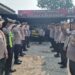 Serah Terima Piket Penjagaan dan Fungsi Anggota Polsek Sukalarang