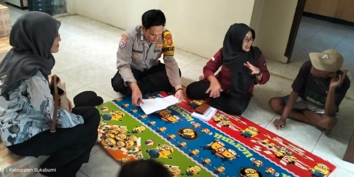 Beri Edukasi Pencegahan Stunting, Bhabinkamtibmas Polsek Gunungguruh Sambangi Warga Binaan