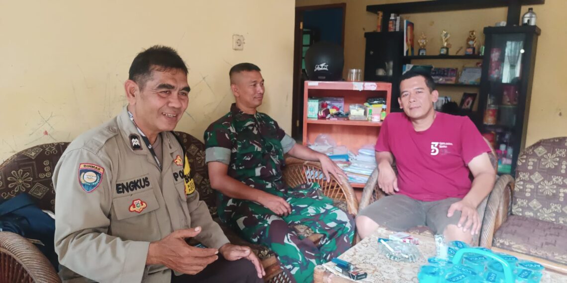 Sinergitas TNI -Polri Bhabinsa bersama Bhabinkamtibmas Sambangi Warga Binaan