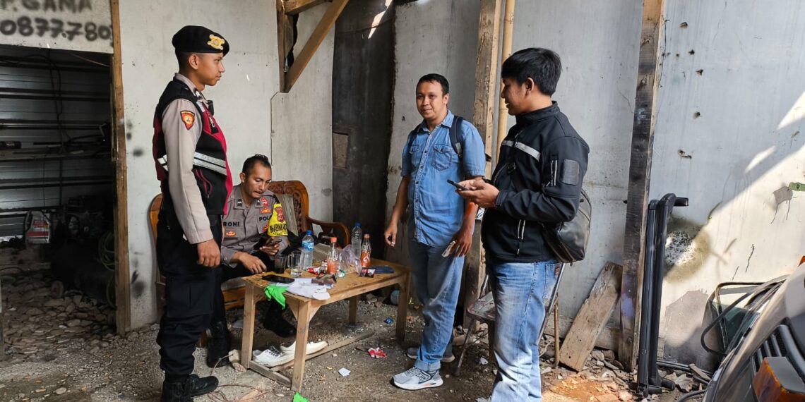 Galang Informasi, Unit intel Polsek Baros Laksanakan Penggalangan bersama Warga Nangela