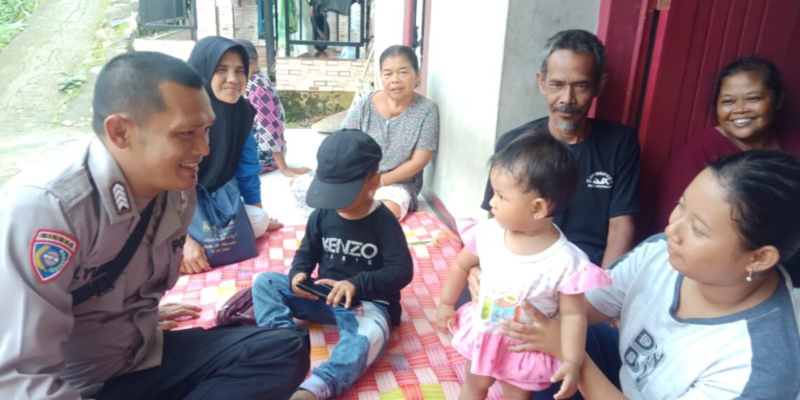 Cegah Stunting, Bhabinkamtibmas Polsek Cireunghas Diterjunkan Dukung Penuh Program Pemerintah