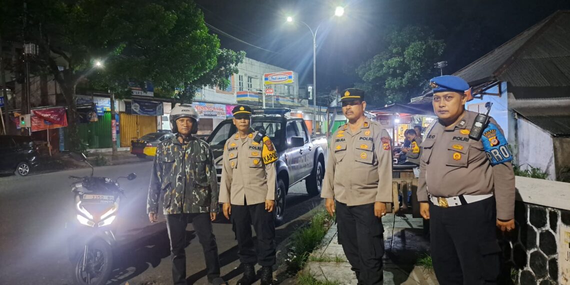 Wujudkan Harkamtibmas Kondusif, Kapolsek Sukaraja Pimpin Patroli KRYD