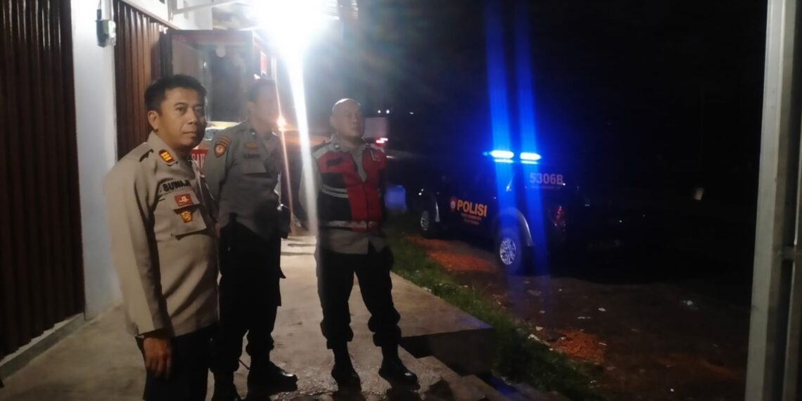Polsek Cibeureum Cegah Gukamtibmas, Lakukan Patroli KRYD Malam Minggu
