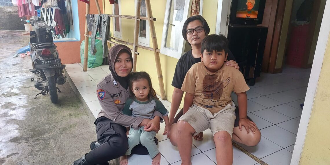 Dukung Pencegahan Stunting, Bhabinkamtibmas Polsek Warudoyong Sambangi Warga Binaan