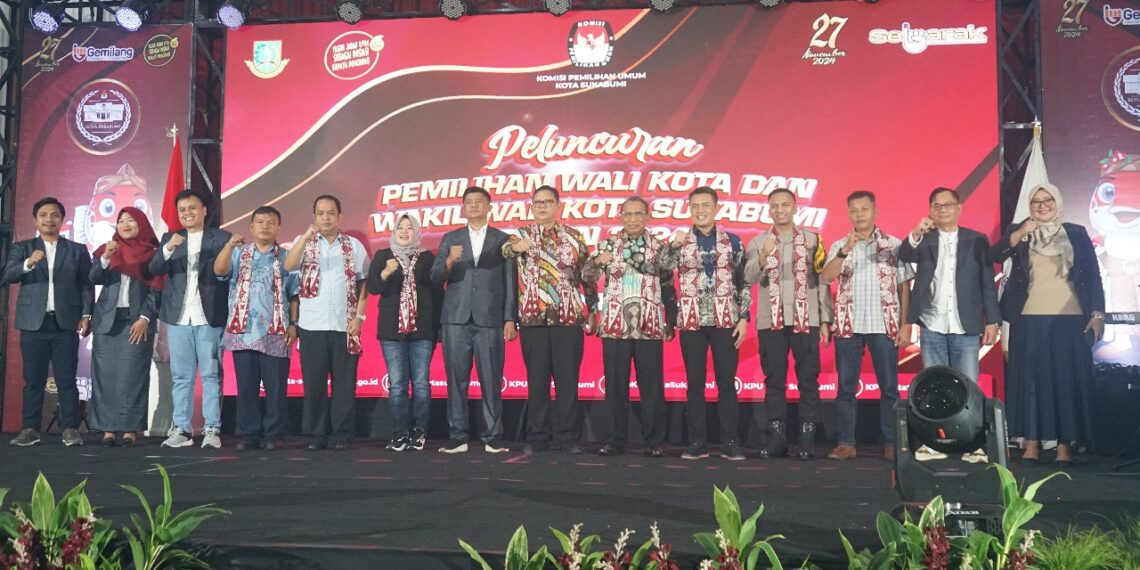 Ketua DPRD Kota Sukabumi Hadiri Launching Maskot Pilkada 2024