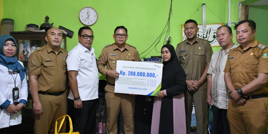 BPJS Ketenagakerjaan Kota Sukabumi Beri Santunan JKM Hingga Ratusan Juta