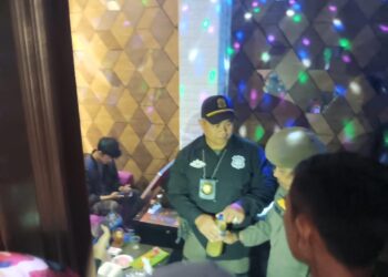 Tegakkan Perda, Petugas Gabungan di Sukabumi Razia THM