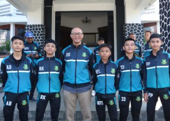 Sekda Kota Sukabumi Lepas Atlit Kejurda U-14 Piala PSSI Jabar