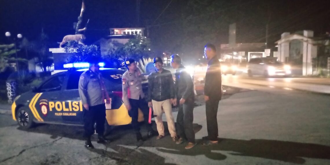 Patroli Strong Point Malam Hari Wujudkan Situasi Kamtibmas Yang Aman