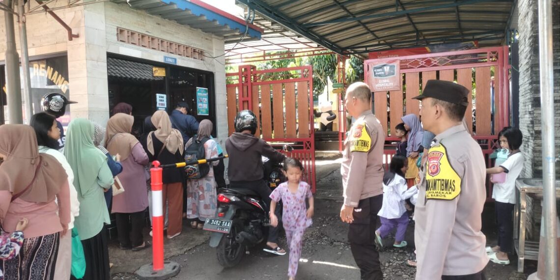 Wujudkan Rasa Aman, Polsek Baros tingkatkan kenyamanan pengunjung Pilar Mas