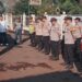 Polsek Citamiang Gelar Apel Pagi Sebagai Bentuk Kedisiplinan.