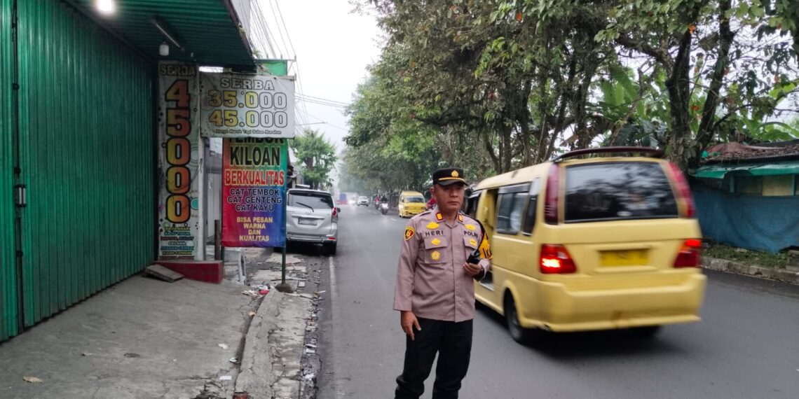 Gatur Pagi Hari Polsek Citamiang Sebagai Bentuk Pelayanan Kepada Masyarakat