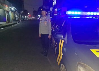 Antisipasi Gukamtibmas, Polsek Cikole Gencarkan Patroli Malam