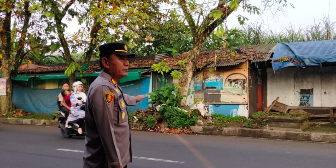 Gatur Pagi Hari Polsek Citamiang Sebagai Bentuk Pelayanan Kepada Masyarakat