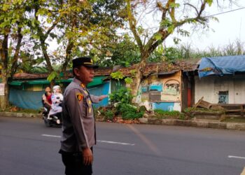 Gatur Pagi Hari Polsek Citamiang Sebagai Bentuk Pelayanan Kepada Masyarakat
