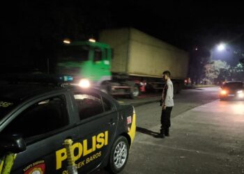 Polsek Baros Efektifkan Patroli Malam dalam Tingkatkan Harkamtibmas