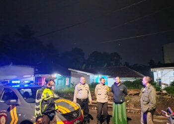 Antisipasi Gukamtibmas Malam Hari, Polsek Gunungguruh Tingkatkan Patroli