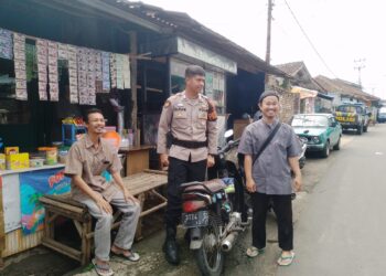 Unit Samapta Laksanakan Patroli Dialogis Siang Hari dan Berikan Imbauan Kamtibmas
