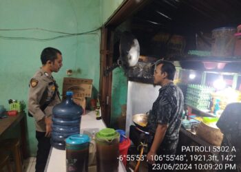 Antisipasi Terjadinya Gangguan Kamtibmas Kapolsek Citamiang Gelar Patroli KRYD