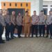 Bhabinkamtias Dampingi Puluhan Peserta Didik Setukpa Lemdiklat Polri Adakan Penyuluhan Kamtibmas