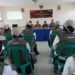 20 Anggota Pantarlih Tingkat Kelurahan Nyomplong Dilantik, Bhabinkamtibmas Hadiri Kegiatan Di aula Kelurahan Nyomplong